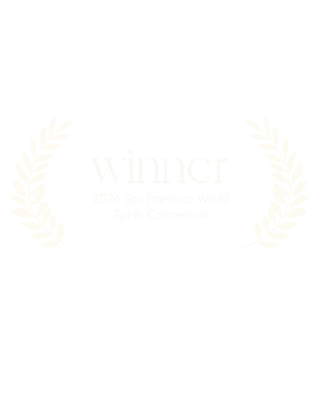 DNA Distillery winner badge for the 2026 San Francisco World Spirits Competition.